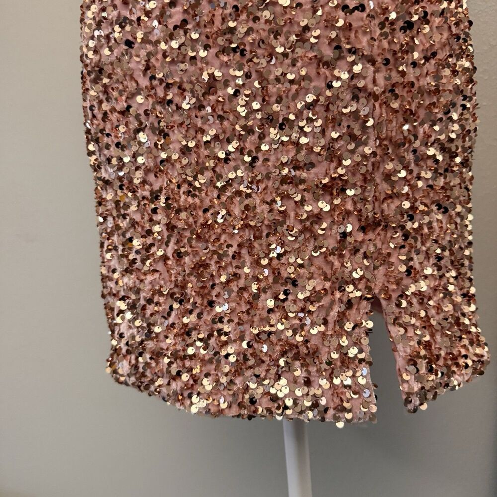 Mable Sexy Bodycon Sorority Party Homecoming Club Bachelorette Full Sequin Mini - Picture 4 of 12
